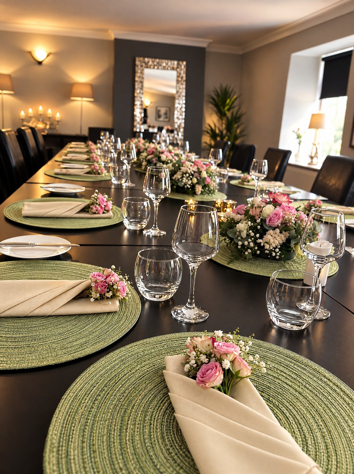 Table detail for a private lunch