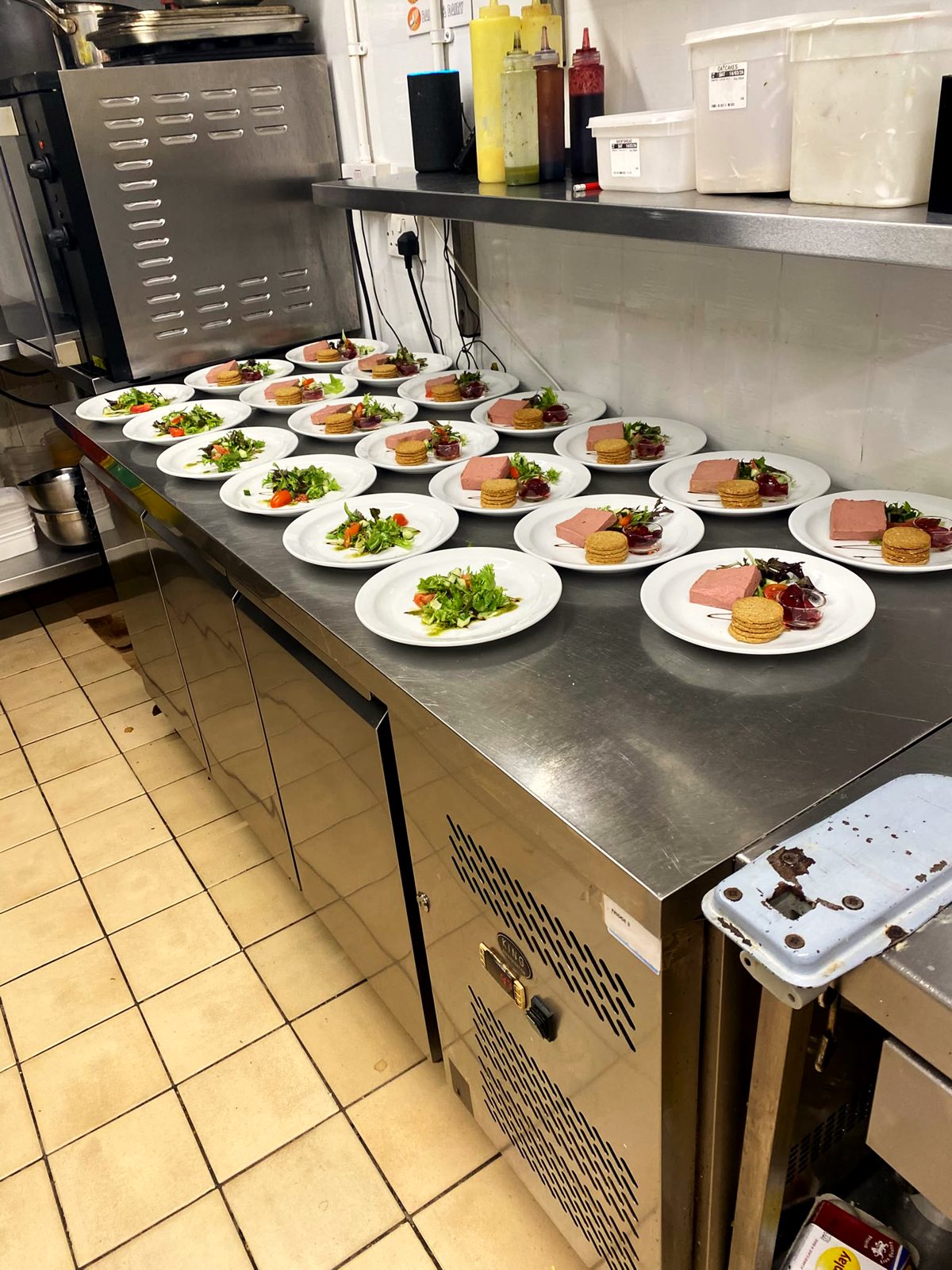 Plated for a private party, straight from our kitchen